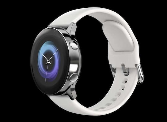 Galaxy Watch Active in Silber