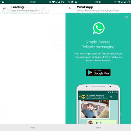 WhatsApp lsst die Nutzer bald im Internet surfen