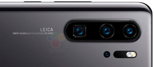 Die Triple-Kamera des Huawei P30 Pro