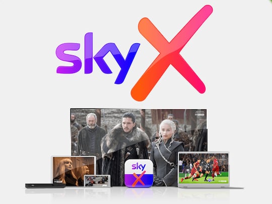 Sky X soll mittelfristig Sky Ticket ersetzen, auch in Deutschland.