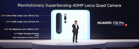 Huawei P30 Pro: Kamera Specs