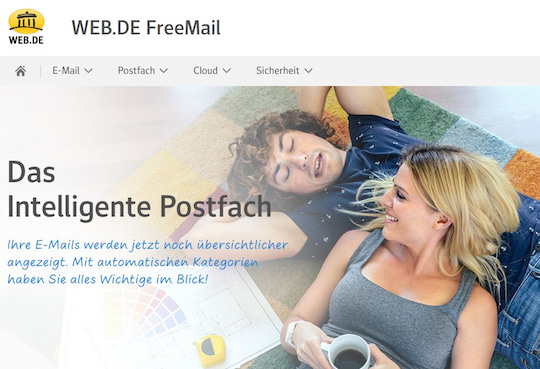Das intelligente Postfach bei Web.de startet