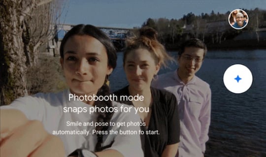 Die Fotobox von Google Kamera 6.2 in Aktion