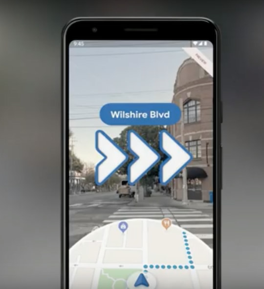 AR-Navigation in der Google Maps-App