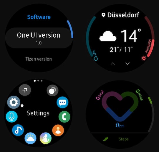 Das neue Smartwatch-Design One UI (Tizen)