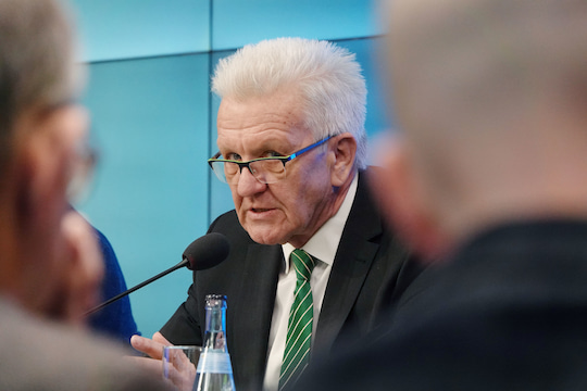 Ministerprsident Winfried Kretschmann hat die Digitalisierung des Landes zur Chefsache erklrt. Auch der Schwarzwald soll ausgebaut werden.