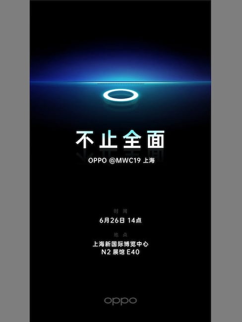 Oppo deutet ein Smartphone mit In-Display-Kamera an