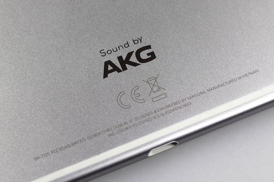 Das Soundsystem kommt von AKG.