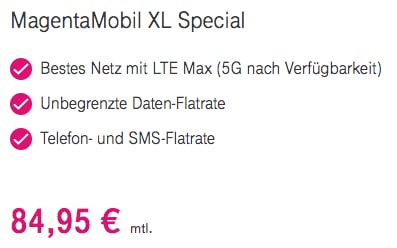MagentaMobil XL Special fr Smartphone-Nutzer