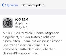 iOS 12.4 ist da