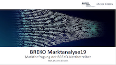 Mit der Marktanalyse 19 mchte der BREKO die Bedeutung des Wettbewerbs im TK-Markt mit Zahlen untermauern.