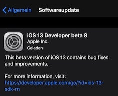 Nchste iOS-13-Beta verfgbar