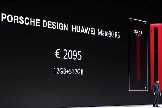 UVP des Huawei Mate 30 RS