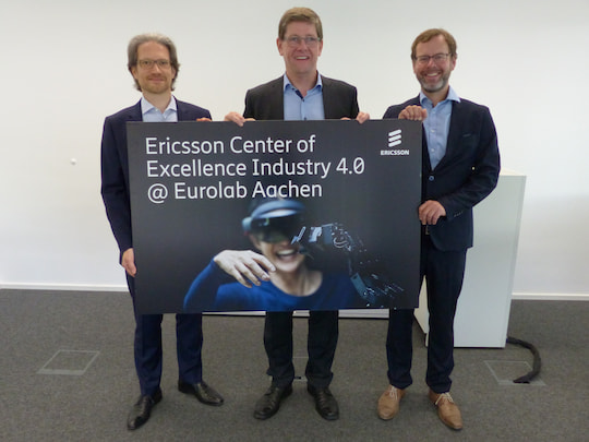 Im Eurolab Aachen hat Ericsson das Center of Excellence Industry 4.0 erffnet