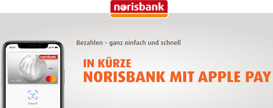 Norisbank startet bald mit Apple Pay