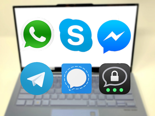 Smartphone-Messenger auf dem Desktop
