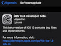 Erste Beta von iOS 13.3