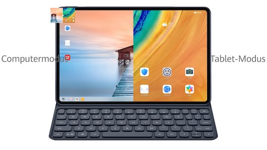 Computer- und Tablet-Modus des MatePad Pro