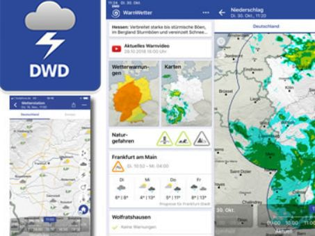 Streit um WarnWetter-App des deutschen Wetterdienstes