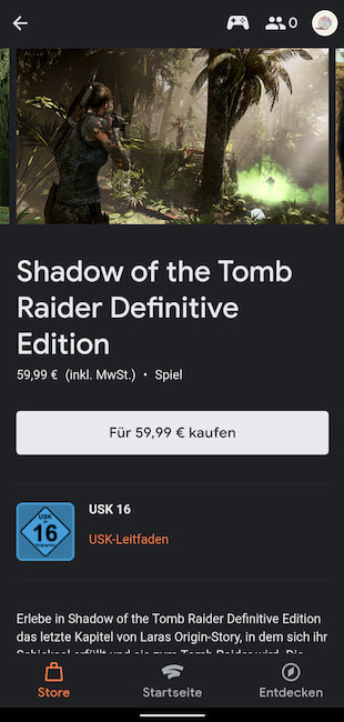 "Shadow of the Tomb Raider Definitive Edition" gibt es fr die PS4 schon fr rund 30 Euro