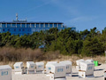 Direkt am Strand von Zinnowitz liegt der riesige Komplex des Hotel Baltic, auf dessen Dach die Sendeanlagen von Telekom, Vodafone und o2 komplett umgebaut werden.