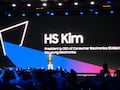 Samsung-Chef Kim auf der Keynote des Unternehmens