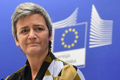 Margrethe Vestager, Exekutiv-Vizeprsidentin, ist fr das Ressort „Ein Europa fr das digitale Zeitalter“ zustndig. 