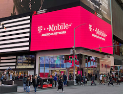 Filiale von T-Mobile (US) am Times-Square in New York.