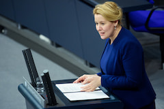 Franziska Giffey (SPD), Bundesministerin fr Familie, Senioren, Frauen und Jugend