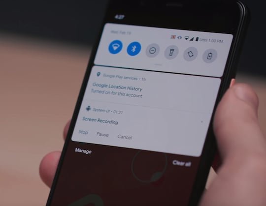 Videos des Handybildschirms lassen sich mit Android 11 aufnehmen