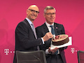 Zum 25. Geburtstag der Deutschen Telekom AG legte deren Chef Tim Httges (links) wieder traumhafte Bilanzzahlen vor. Rechts Finanzchef Christian P. Illek