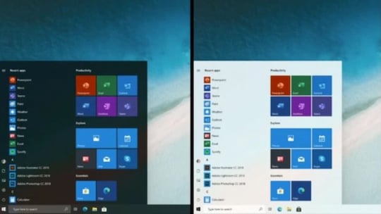 Altes Windows 10 Startmen