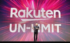 Der Chef von Rakuten Mobile, Mickey Mikitani, stellt sein Unternehmen vor.