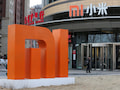 Xiaomis "Mi"-Logo vor dem Hauptquartier in Beijing, China