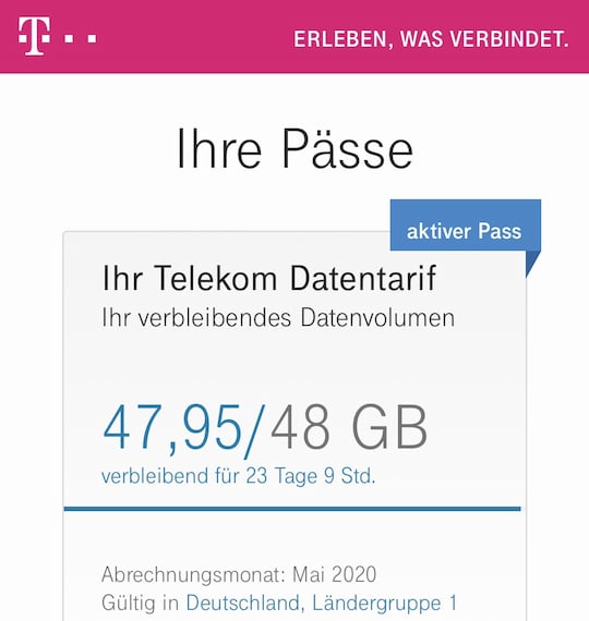 pass.telekom.de neu gestaltet