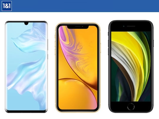 Huawei P30 Pro, iPhone XR und iPhone SE (2020)