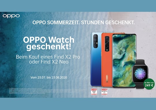 Attraktives Bndel: Oppo Find X2 Pro / Neo und Oppo Watch