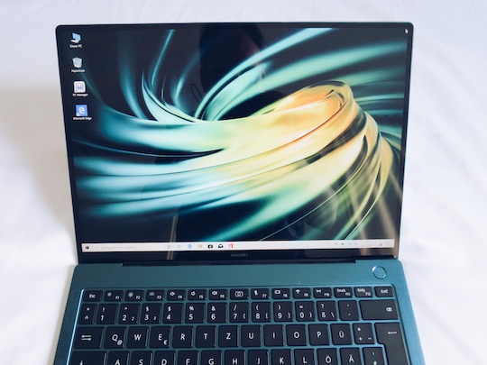 Windows-Desktop des MateBook X Pro