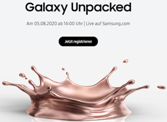 Teaser zum Samsung Unpacked Event