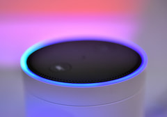 Alexas Erkennungssignal ist der blau-weie Ring