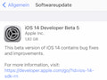 iOS 14 Beta 5 verfgbar