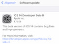 Beta-Update von Apple