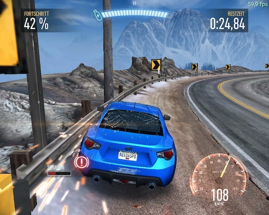Need for Speed No Limits (Vollbild / Hauptbildschirm)
