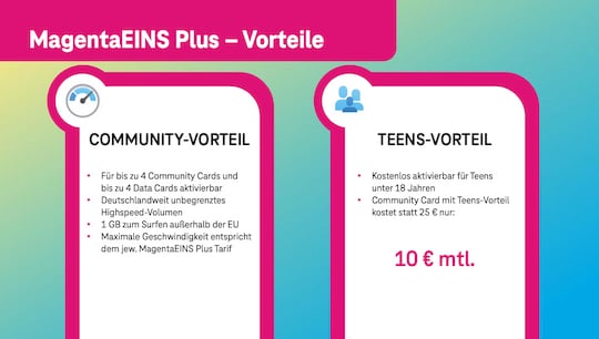 Vorteile fr Community und Teens