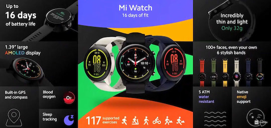 Die Features der Xiaomi Mi Watch