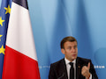 Der franzsische Staatsprsident Emmanuel Macron macht sich fr einen zgigen Ausbau mit 5G-Technologie stark