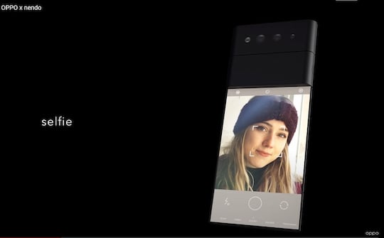 Selfies mit dem Slide-Phone
