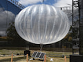 Ein Ballon vom Loon-Projekt zur Versorgung entlegener Gebiete mit Internet