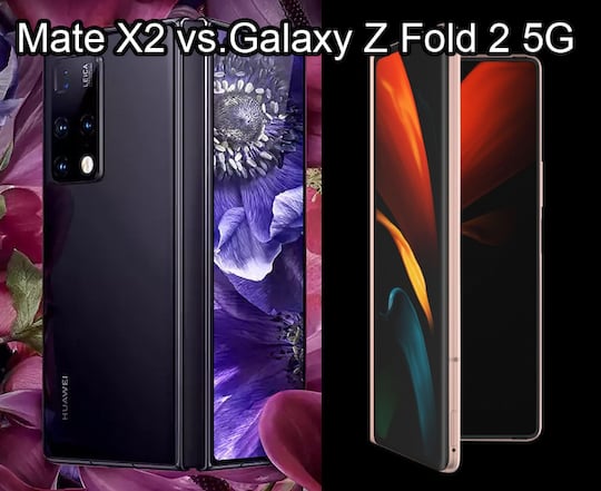 Mate X2 vs. Galaxy Z Fold 2 5G