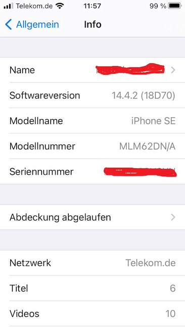 Auch das iPhone SE von 2016 bekommt ein Update auf iOS 14.4.2